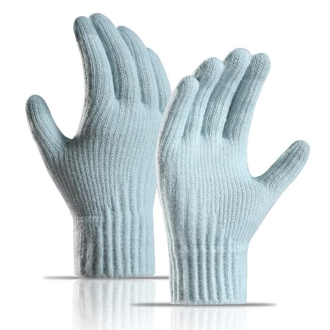 Women's Knitted Gloves with Touch Screen - Image 11