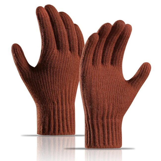 Women's Knitted Gloves with Touch Screen - Image 13