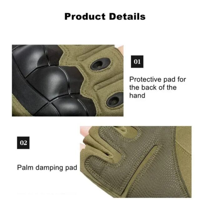 Motorcycle Camping and Hiking rock climbing Tactical Gloves - Image 6