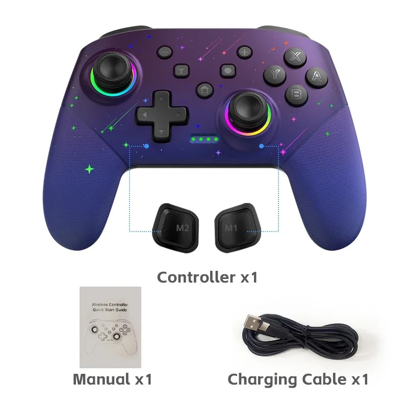 DATA FROG Switch Pro Controllers for Switch/Switch Lite Wireless Remote Gamepad For Joystick Pro Controllers PC For Switch OLED - Image 8