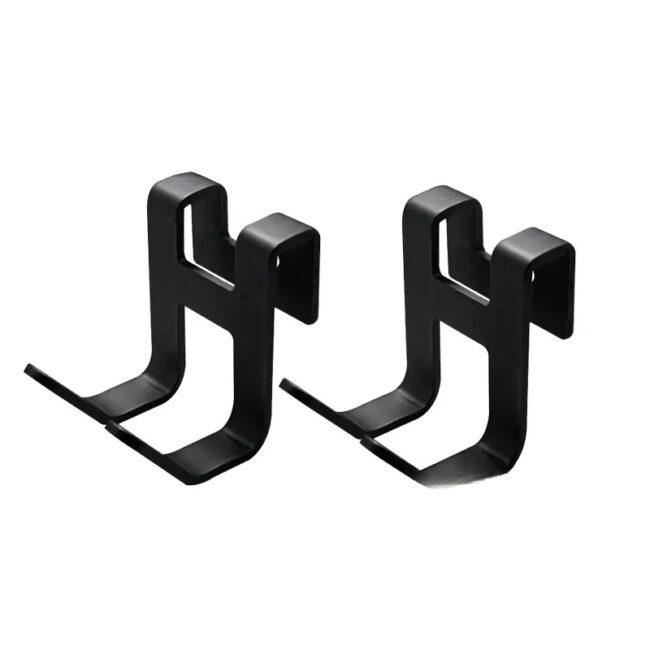 4PCS Metal S-shaped Hook Non-punch Kitchen Bathroom Cabinet Door Hooks Coat Towels Storage Hat Hanger Holders Organizer - Image 5