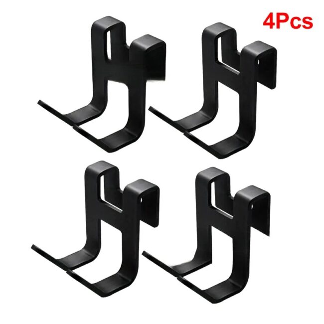 4PCS Metal S-shaped Hook Non-punch Kitchen Bathroom Cabinet Door Hooks Coat Towels Storage Hat Hanger Holders Organizer - Image 7