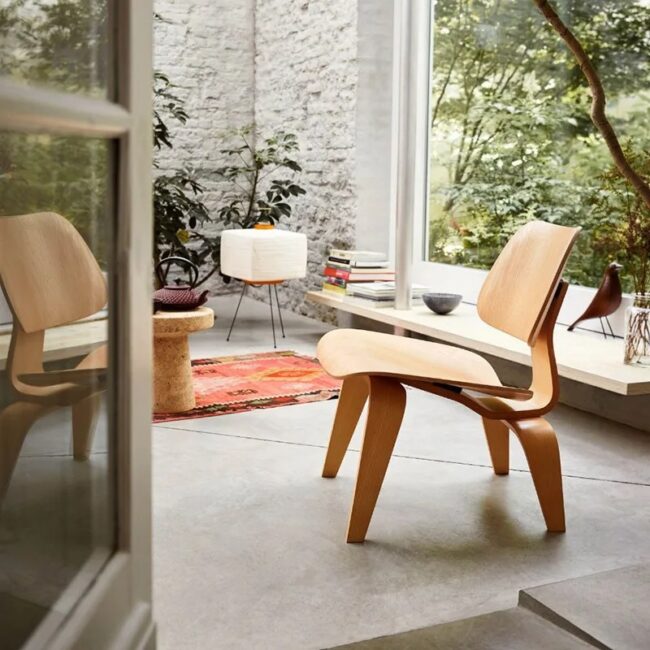 Living Room Chairs Nordic Solid Wood Leisure Chair Creative Simple Modern Designer Single Sofa Chair Aircraft Shell Chair - Image 3
