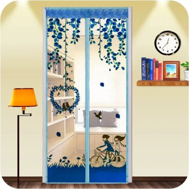 Summer Magnetic Mesh Net Door Curtain-Automatic Closing and Anti Mosquit-Quick and Easy to Install magnetic screen door mesh - Image 7