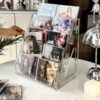 CD rack, album storage box, vinyl record, mini disc collection display rack, CD tape, transparent storage rack
