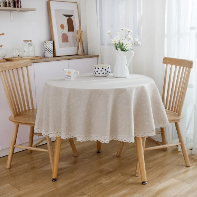 Printing Tassel Tablecloth Stain Resistant Dust-Proof Table Cover for Kitchen Tabletop Home Dining Table Decoration Accessories - Image 8