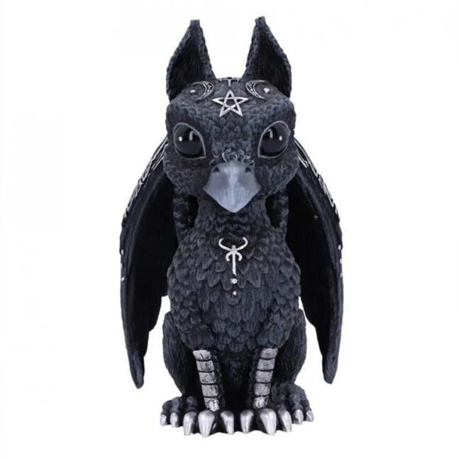 Halloween Magic Black Dragon Griffin Unicorn Mysterious Witches Statue Home Decor Figurine Christmas Desk Ornaments - Image 5