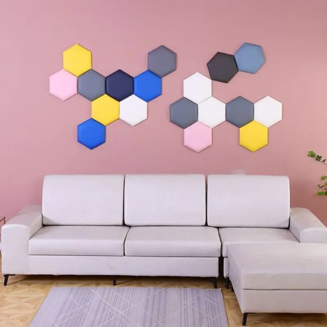 Hexagon Adhesive Bed Headboard Nordic Style Kids Room Decor Head Board 90 135 145 150 160cm Cabecero Cama Tete De Lit Wall Panel - Image 6