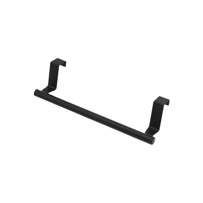 1pc Contemporary Stainless Steel Kitchen Towel Hook, Wall Mount Easy Install, Modern Design for Home Organization - Image 3