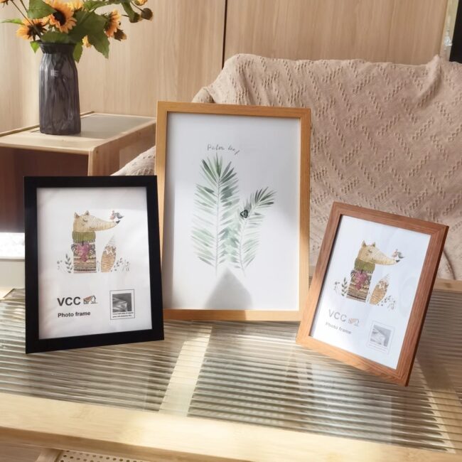 5Pcs Wooden Photo Frames For Picture Wall 10X15 15X20 20X25 A4 Pictures Frame Stand For Pictures Certificate Commemorative Gift - Image 5