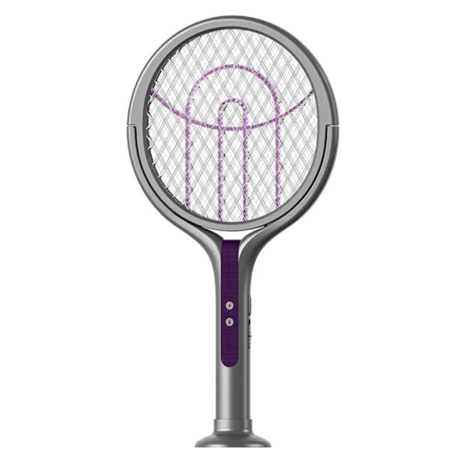 Rotating Head Mosquito Swatter Rechargeable Fly Zapper 2 in 1 Fly Killer and Mosquito Trap Lamp for Indoor and Outdoor - Image 7