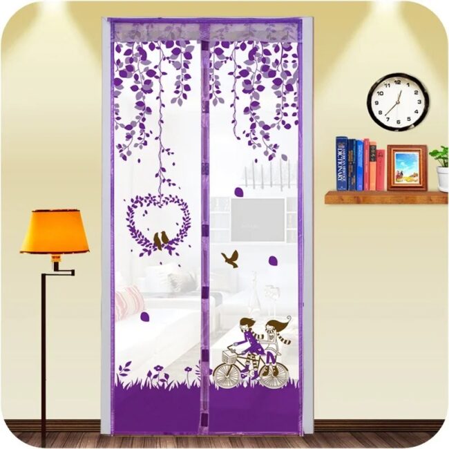 Summer Magnetic Mesh Net Door Curtain-Automatic Closing and Anti Mosquit-Quick and Easy to Install magnetic screen door mesh - Image 8
