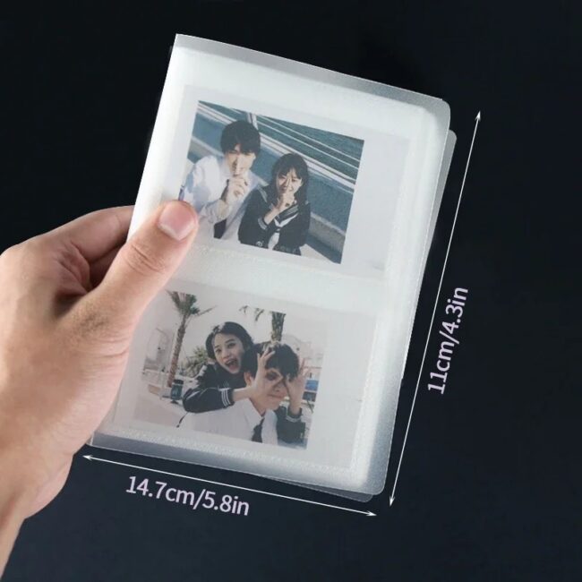 Transparent Photo Album Mini Polaroid Album Photo Card Train Ticket Card Collection Book Jewelry Card Album Photocards Holder - Image 3