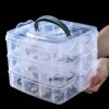 Large-Capacity Transparent Jewelry Storage Box - Organizer For Necklaces Rings Studs Earrings Ornament Box Finishing Box