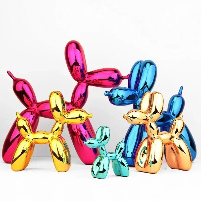 Resin Balloon Dog Sculpture Home Decor Table Decoration and Accessories Office Nordic Animal Decorative Sculptures and Figurines - Image 5