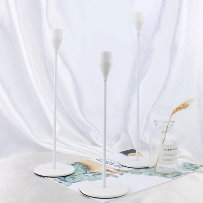 3Pcs/Set Chinese Style Metal Candle Holders Simple Golden Wedding Decoration Bar Party Living Room Decor Home Decor Candlestick - Image 8
