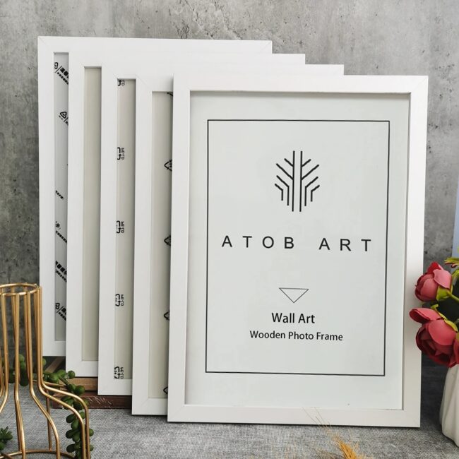5Pcs Wooden Photo Frames For Picture Wall 10X15 15X20 20X25 A4 Pictures Frame Stand For Pictures Certificate Commemorative Gift - Image 8