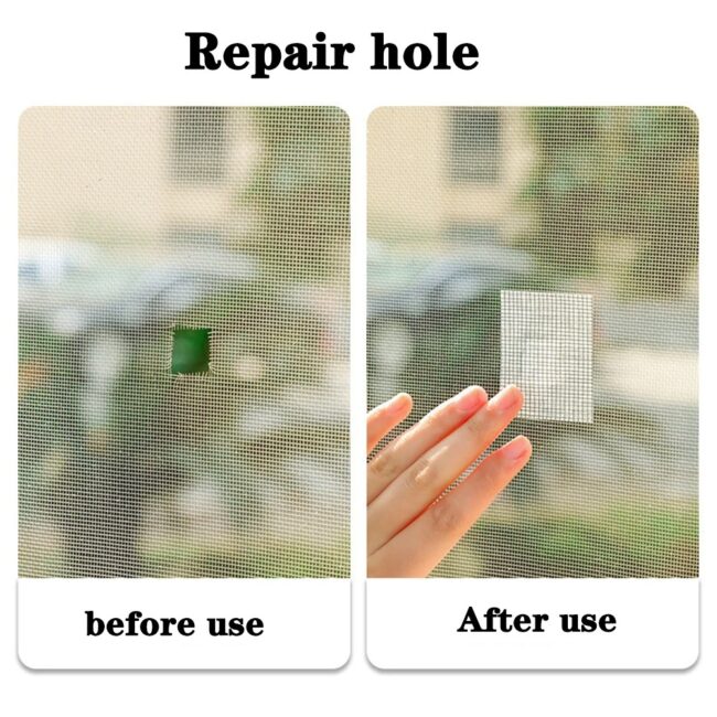1ps Easy-to-Apply Waterproof Window Screen Repair Tape – Keep Mosquitoes Out with Our Anti-Insect, Self-Adhesive Mesh Patch - Image 3