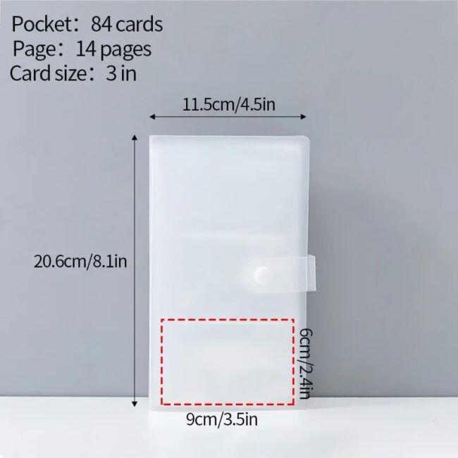 Transparent Photo Album Mini Polaroid Album Photo Card Train Ticket Card Collection Book Jewelry Card Album Photocards Holder - Image 4