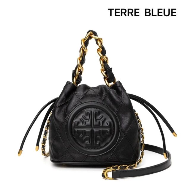 New Luxury Lightweight Women's Handbag Niche Design Chain Crossbody Bucket Bag Fashionable Shoulder Bag