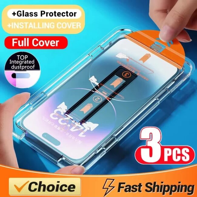 8K Dust Free Glass For Samsung Galaxy S24 FE S25 Ultra Screen Protector for A56 A55 5g A16 A54 A06 A36 A25 A53 A26 S23 S20 FE
