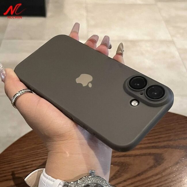 For iPhone 16 15 14 11 12 13 Pro Max Ultra Thin Case Slim Matte Frosted Cover for iPhone 16 Plus Camera Protector Phone Case