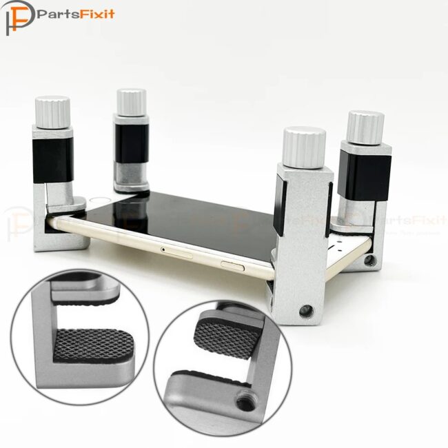 Adjustable Alloy Phone Screen Repair Clamp Clip Fixture Repair LCD Tool With Rubber For iPhone iPad Tablet PC Repair