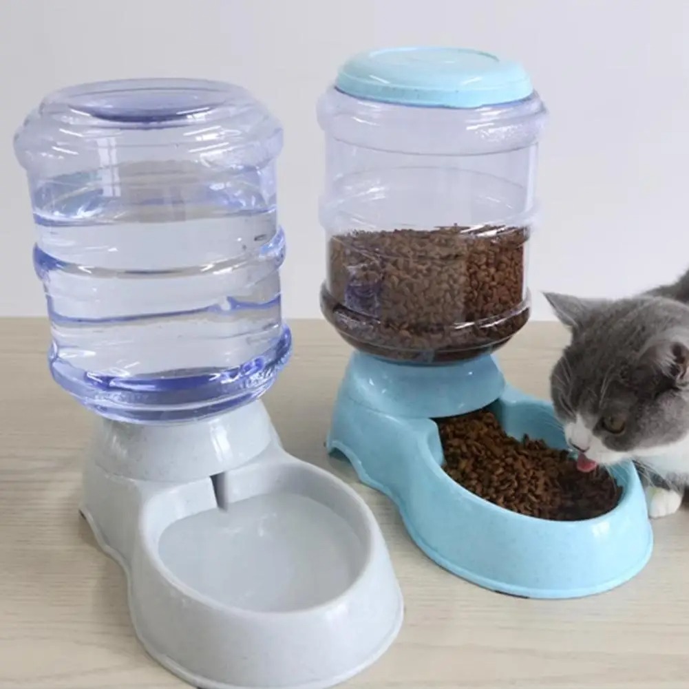 3.8L PP Material Pet Large Capacity Cat Dog Food Dispenser For Cat Dog Water Drinking Feeding Dispenser Water Bowl Accessories - Image 10