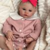 NPK 19inch Meadow Reborn Baby Doll Newborn Baby Size Real Picture Handmade 3D Skin Painted Hair Visible Veins