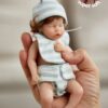 6 Inches 15cm Bebes Reborn Dolls Silicone Full Body Sleeping Twin A Lifelike Mini Reborn Doll Surprice Children Anti-Stress
