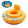 Swim Ring Baby Swimming Seat Baby Toys Cute Summer Inflatable Toddlers Bathtub Kids Wheels Portable Swimming Float Ring