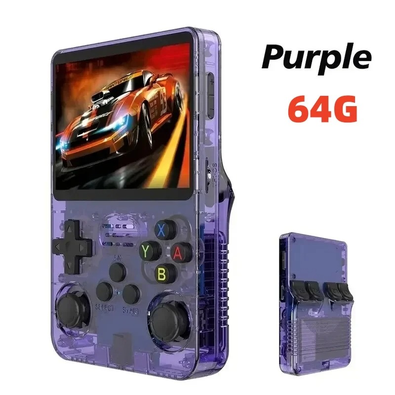 ARKOS R36S Retro Handheld Video Game Console Linux System 3.5 Inch IPS Screen R35s Pro Portable Pocket Video Player 64GB Games - Image 10