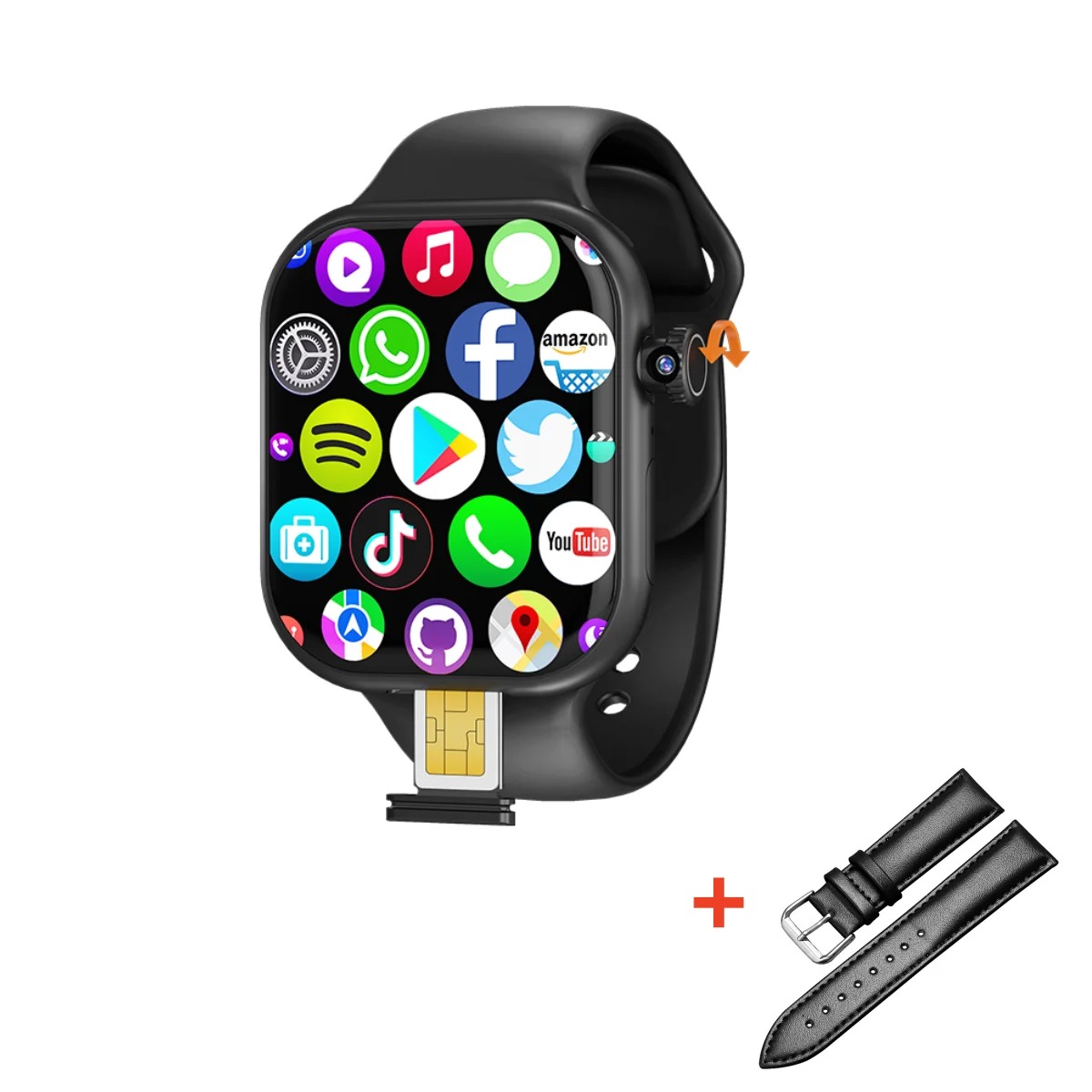 VP29 Smartwatch 5G Android 256GB Storage 4G/5G LTE Sim Card GPS WIFI 2.29 inch 490*580 Amoled Smart Watch With 8MP Rotary Camera - Image 10