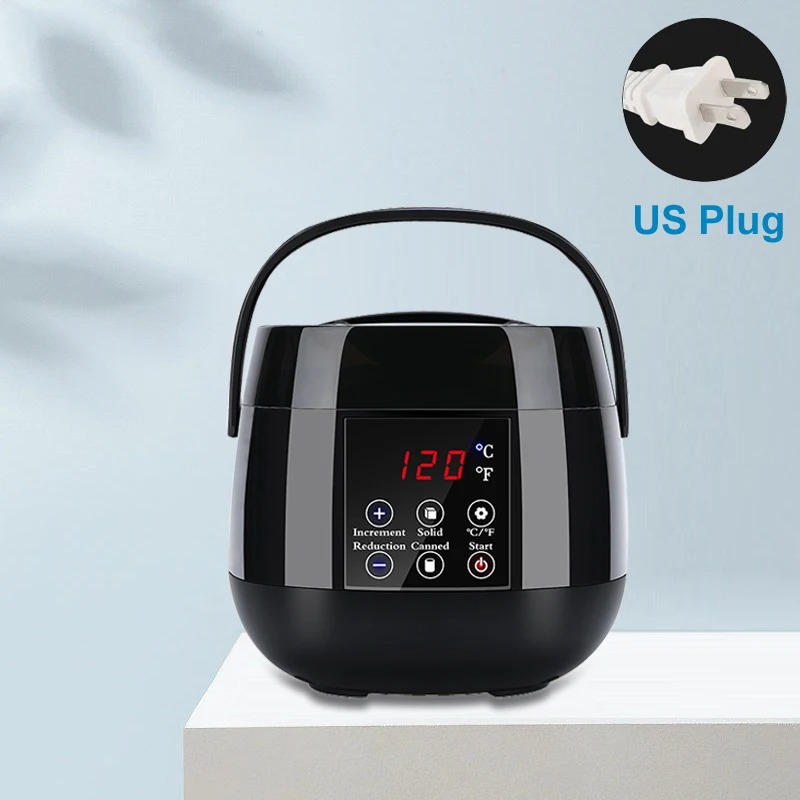 500ml Wax Heater Machine for Hair Removal Wax Melting Warmer Pot with LCD Temperature Display Depilatory Waxing Beans Heater - Image 2
