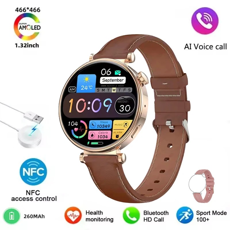 2025 New For Original HUAWEI Watch GT5 Mini Women Smartwatch GPS motion trail NFC 466*466 HD Full screen touch Ladies Smartwatch - Image 14