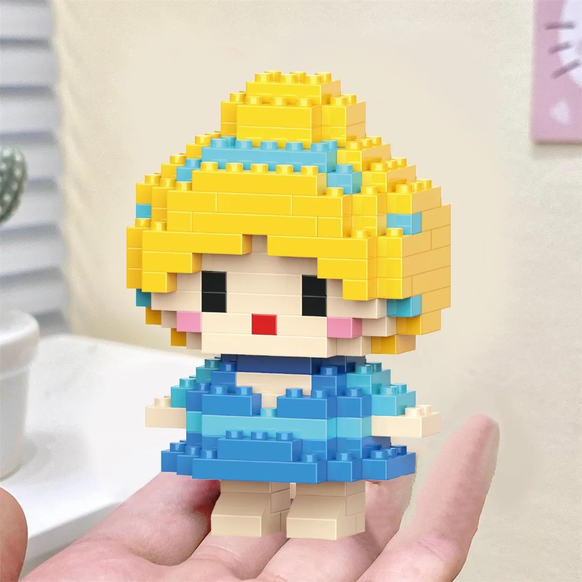 Disney Anime Princess Building Blocks Stitch Mickey Mouse mini Action toy Figures Blocks Toys Bricks Assemble Toys Kids Gifts - Image 19