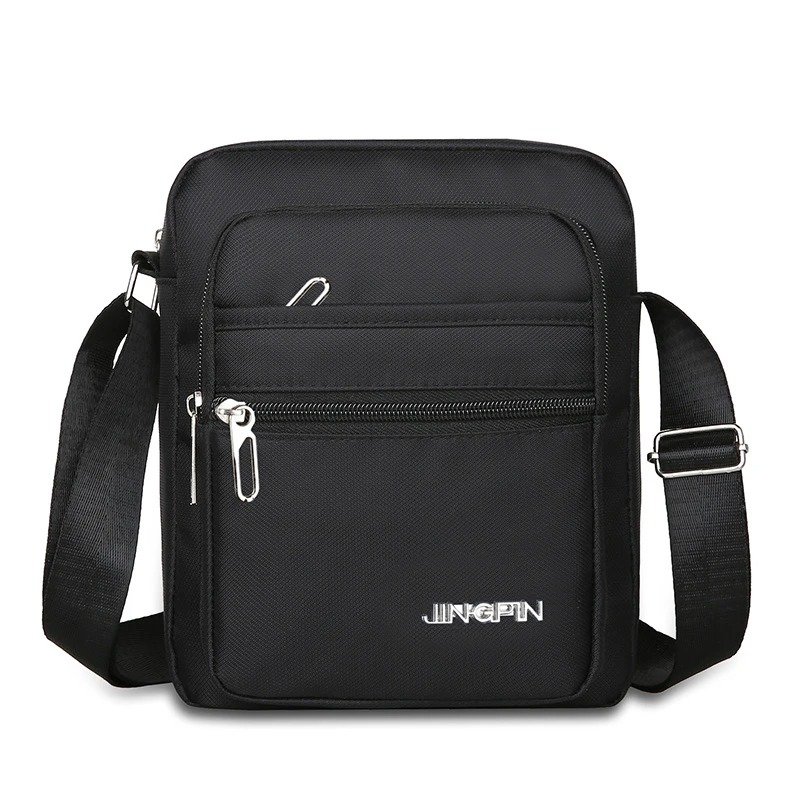 Four Layer Zipper Waterproof Single Shoulder Messenger Bag Business Bag Wallet - Image 3
