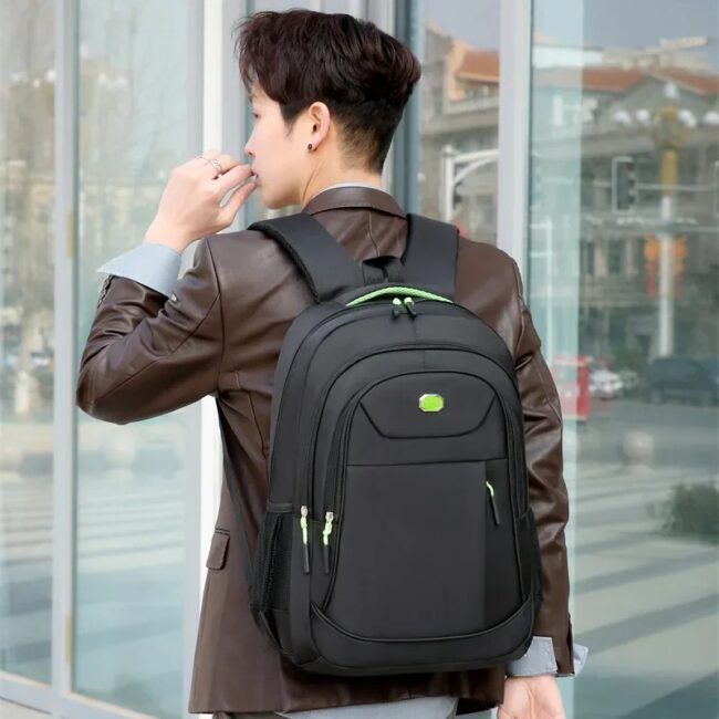 Hot Sale Of The Season New Business Laptop Backpack Fashion Travel Bag for Students And Women Oxford Cloth Material Arc Shoulder