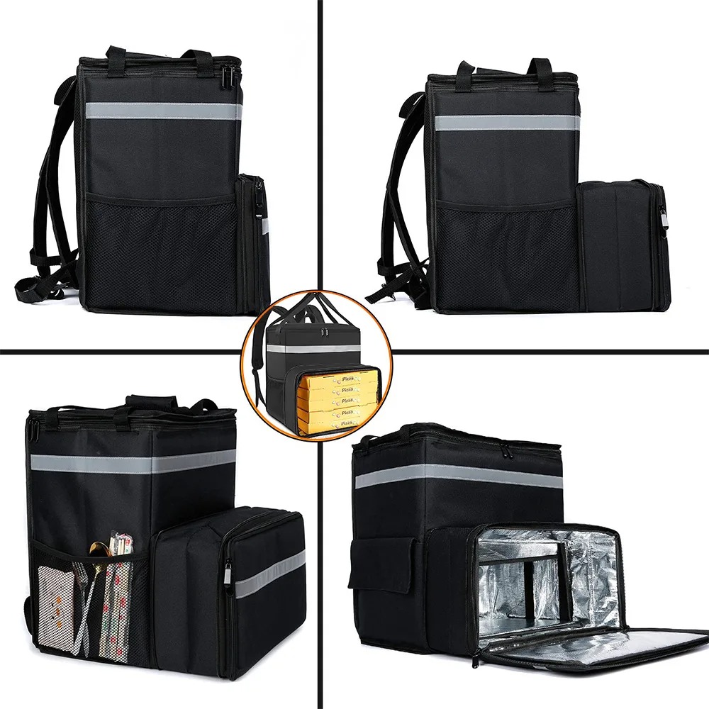 56L Thermal Backpack Waterproof Thickened Cooler Bag Thermal Food Bag Refrigerator Box Fresh Keeping Food Delivery Backpack - Image 3