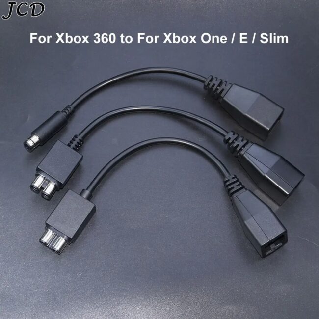 JCD For Microsoft Xbox 360 To Xbox 360 Slim/XboxOne /XBOX360 E AC Adapter Power Supply Cable Transfer Cable Converter Cord
