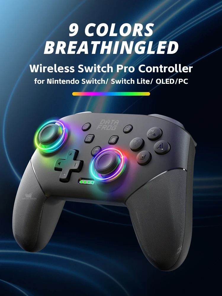 DATA FROG Switch Pro Controllers for Switch/Switch Lite Wireless Remote Gamepad For Joystick Pro Controllers PC For Switch OLED - Image 2