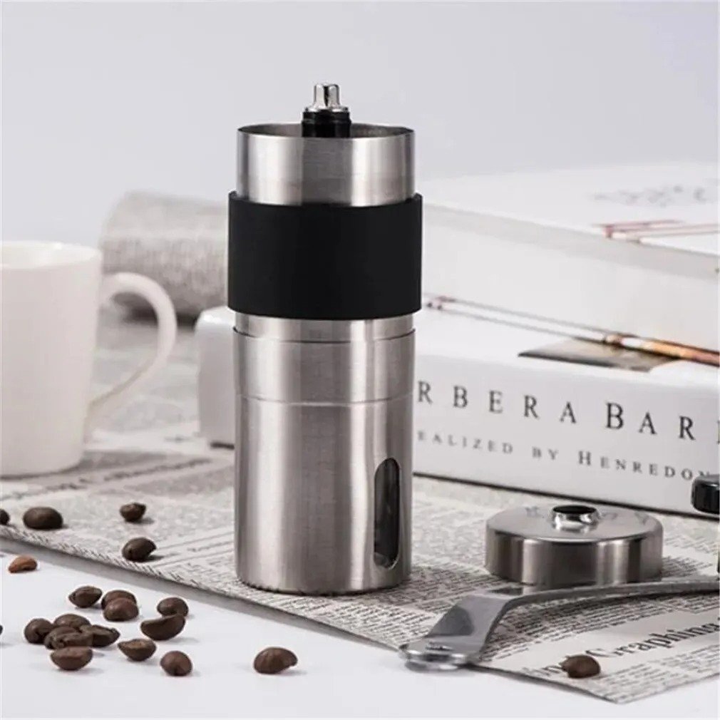 Manual Coffee Grinder Portable Coffee Bean Grinders Mini Stainless Steel Easy Hand Handmade Mill Foamer Kitchen Accessories Tool - Image 3