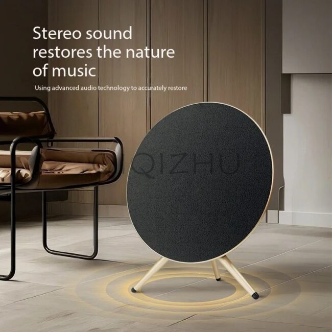 80W Power Home Theater Bluetooth Speaker 3D Stereo Surround Sound System Subwoofer Outdoor Portable Sound Column with Bracket