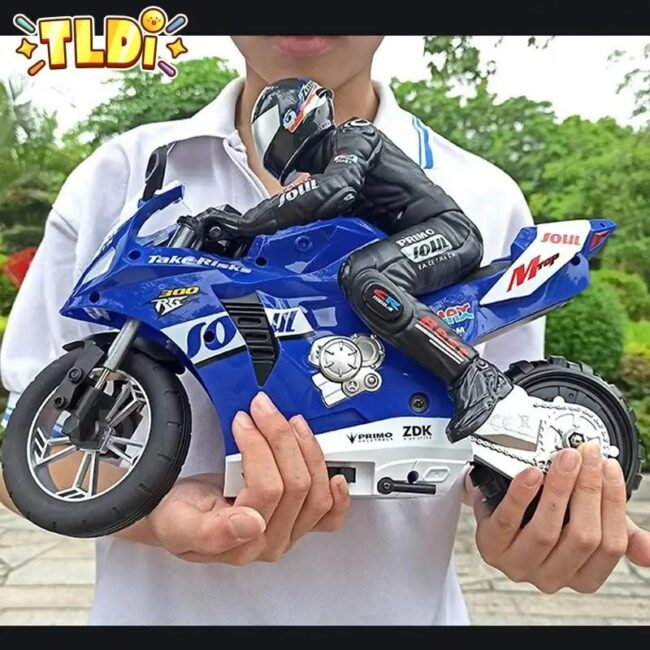 RC Motorcycles Toys for Boys 1/6 Electric Motor RC Cars High Speed 4CH Remote Control Racing Motorcycle Drift Car Model Gift