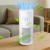 Portable Air Purifier HEPA Air Filter Quiet Air Cleaner Formaldehyde Deodorizer for Home Bedroom Office Living Room