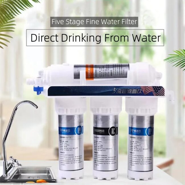 5 Stages Water Purifier Filter Household Kitchen Ultrafiltration Water Purifier Filter Water Purification System With Tap filter