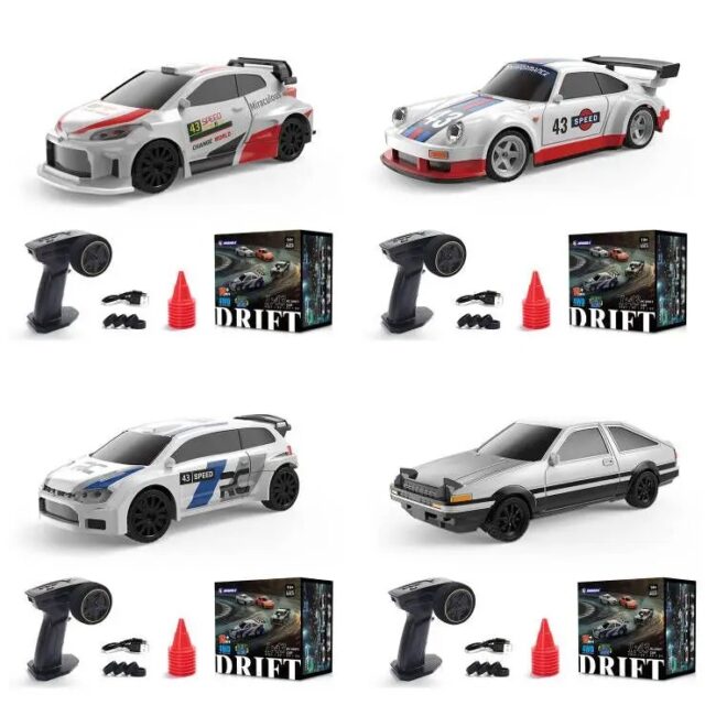 SALE 4WD RTR 1/43 RC Speed Car Four-wheel Drive Radio Control 2.4g Mini Racing Drifting Car Toys High Speed Model Gift for Boys