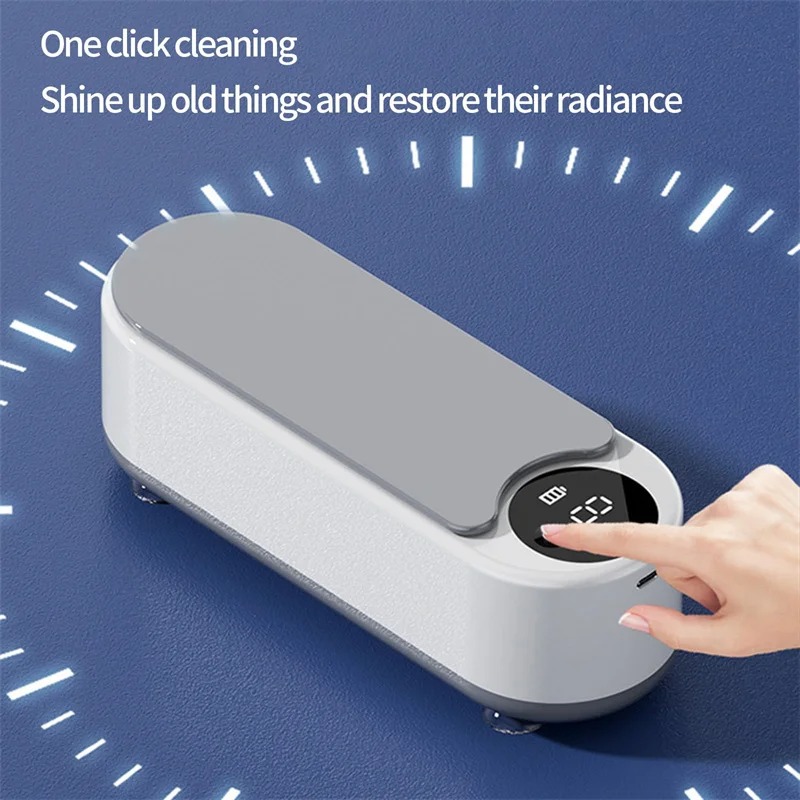Portable Household Cleaning Machine, 450ml Clean Pod Ultrasonic Cleaner, Jewelry Cleaner Machine for Ring, Glasses, Makeup Brush - Image 4