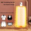 Portable Clothes Dryer Mini Foldable Lanudry Dryer Electric Cloth Fast Drying Machine For Home Travel Folded Timing Cloth Dryer