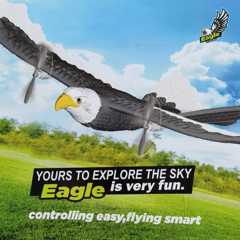 RC Plane Wingspan Eagle Aircraft Fighter 2.4G Radio Control Remote Control Hobby Glider Airplane Foam Boys Toys for Children - Image 2